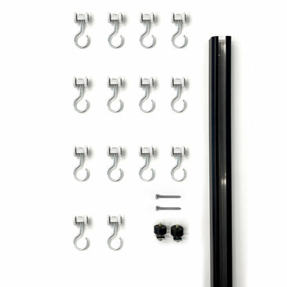 Carl's Place Golf Simulator Curtains, Black